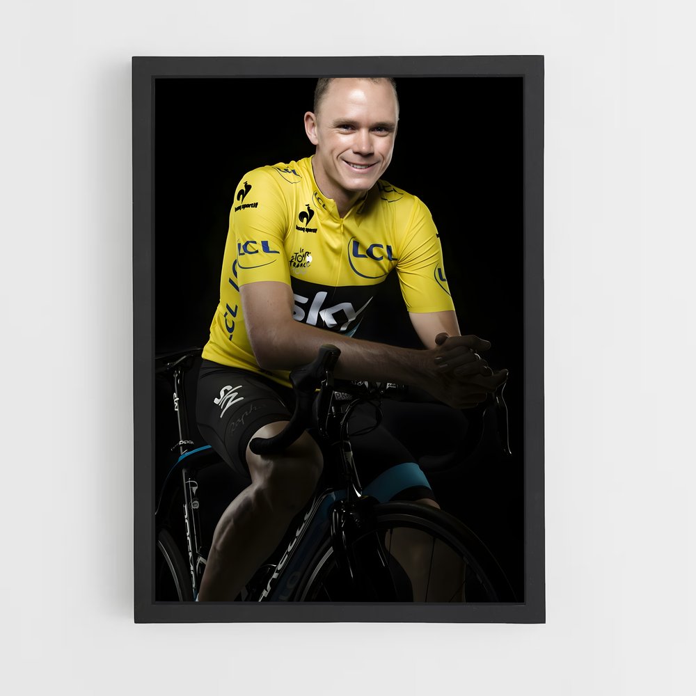 Poster Chris de froome – affiche Cyclisme (vue 2)